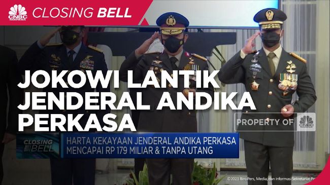 Jokowi Lantik Panglima TNI Jenderal Andika Perkasa