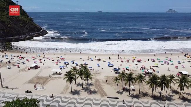 VIDEO: Tak Ada Perayaan Tahun Baru di Copacabana karena Omicron