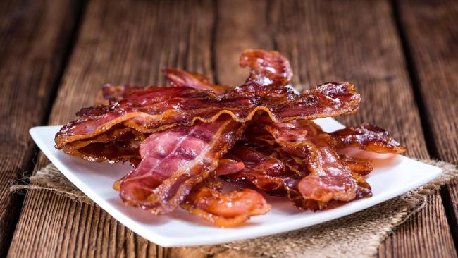 Bacon kini tak melulu harus dibuat dari sapi atau babi, tapi kini juga ada bacon vegan.
