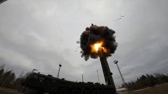 Rusia Latihan Perang Nuklir, Tembak Rudal Balistik Antarbenua