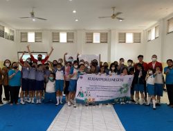Mahasiswa Universitas Mercu Buana Jakarta Sosialisasi Sekolah Bersih dan Pengelolaan Sampah Daur Ulang Menjadi Barang Bernilai Jual