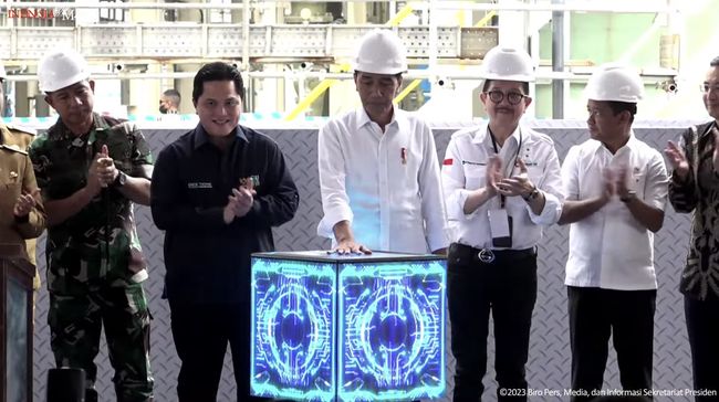 Jokowi Resmikan Ekspansi Smelter PT Smelting di Gresik